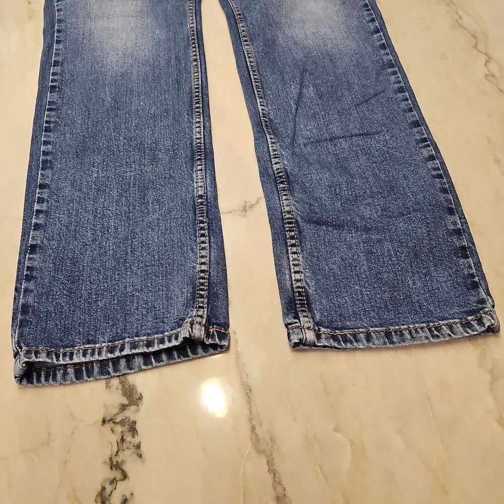 Levi's 514 Jeans Men's 36x34 Straight Slim Fit Stretch Blue Med Wash Denim